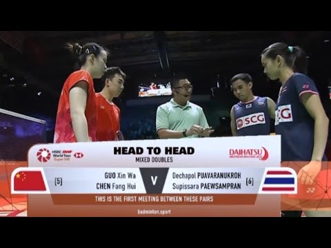 Dechapol Puavaranukroh/Supisaara Paewsampran (tha) vs. Guo Xin Wa/Cheng Fang Hui (chn) | SF