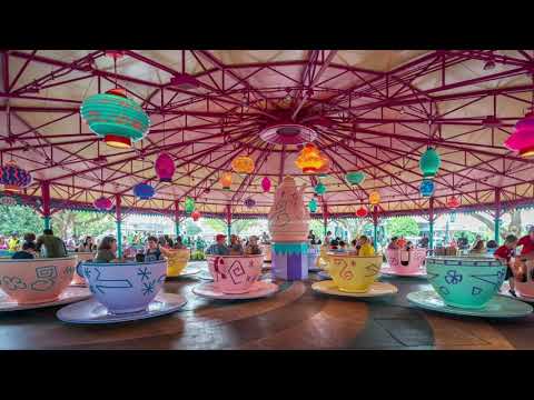 Mad Tea Party Ride Loop At Magic Kingdom