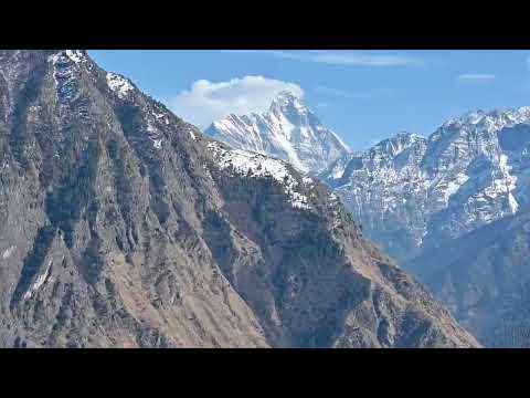 Auli View highlight #aulitrip #aulihillstation #auli #travel #awesome #awesomevideo #plzz_subscribe