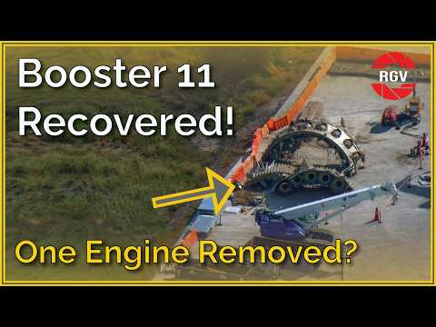 OLM-B Parts Delivered + Booster 11 Salvaged! Starbase Flyover Update 59