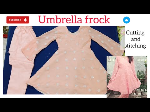 umbrella frock cutting and stitching|umbrella frock kaise banaen|umbrella frock design#umbrellafrock