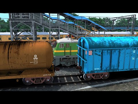 TRAIN SIMULATOR I BTPN WAGON COUPLING BCNHL WAGON  I BUMPY RAILROAD I Railworks 3 I RAILWAY RITAM