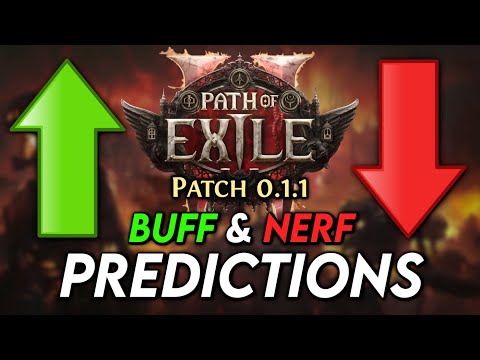 3 BUFFS & NERFS for Patch 0.1.1 | Path of Exile 2 Predictions