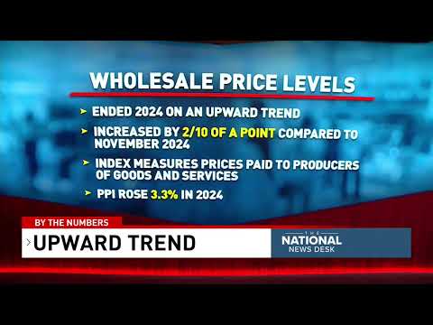 Wholesale price levels ended 2024 on an upward trend