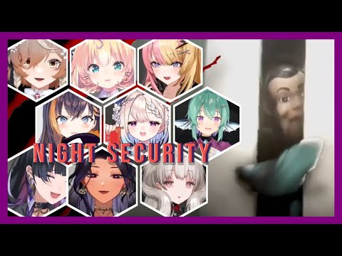 [𝙽𝚒𝚓𝚒𝙴𝙽 𝚁𝚎𝚊𝚌𝚝𝚜 Ep. 20] Vtubers React to Night Security: Creepy Doll in the Elevator Jumpscare