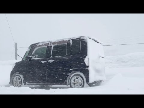 Winter Car Camping Adventure in Japan's Countryside | Kei Car Journey