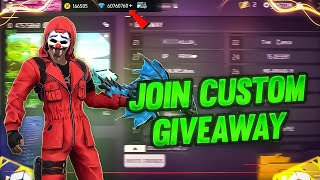 Free Fire LIVE Diamonds Giveaway || Custom & Teamcode Giveaway #freefirelive#nawabislive