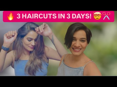 🔥 BREAKING NEWS! 3 Haircuts in 3 Days! 🤯✂️ | अमोहा Vlogs 🔥