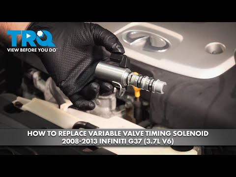 How to Replace Variable Valve Timing Solenoid 2008-2013 INFINITI G37 (3.7L V6)