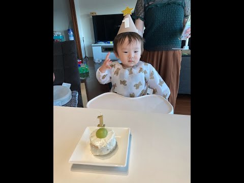 スマッシュケーキ🎂　#1歳誕生日男の子