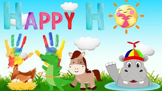 Learning H #kidmusic #alphabeth  #letterh #funsongsforkids #learningsongsforkids #preschoolkids #kid