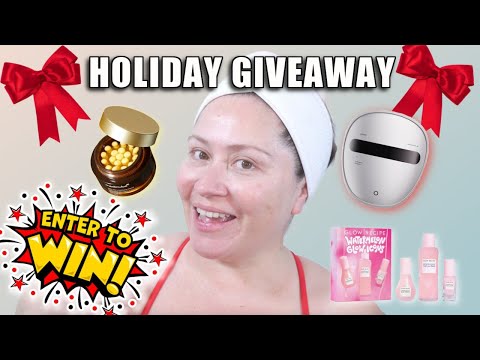 🔴 HOLIDAY GIVEAWAY #glowingskin #giveaway