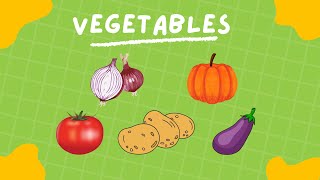 Veggie Song for Kids 🥕 | Learn Vegetable Names with Fun & Catchy Tunes! 🎶