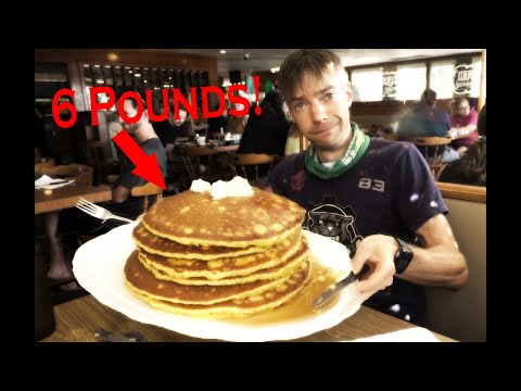 Giant Pancake Stack Challenge at Ol' South Pancake House in Fort Worth, TX!