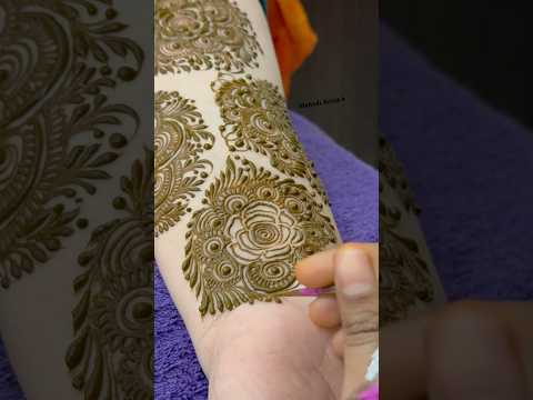 #shorts very beautiful gulf mehndi design 2025