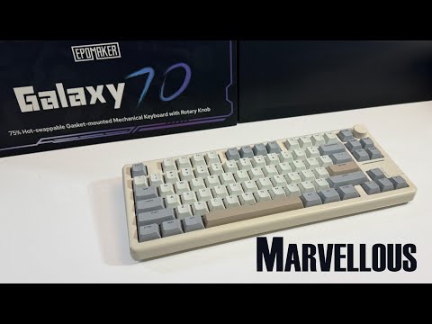 Absolutely Stunning - EPOMAKER  Galaxy 70 Mechanical Keyboard