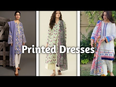 Three Piece Khaddar Printed Dresses Ideas 2024 | @KushiMaqbool