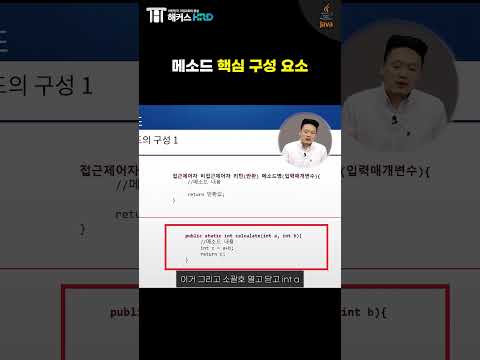 [JAVA] 자바 메소드 핵심 구성 요소!(JAVA Methods)