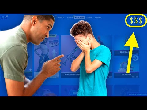 Kid STEALS DAD Credit Card To GET V-Bucks (Fortnite)