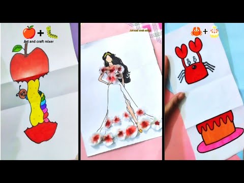 Diy paper craft ideas /Miniature craft / Mix emojis crafts /School hacks /Easy craft / Mini craft