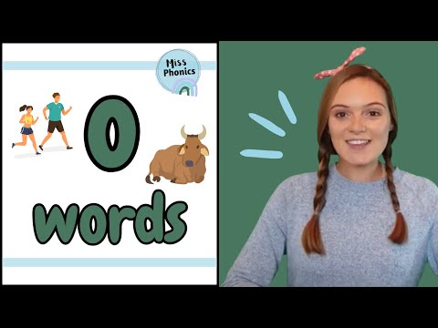 'o' Words | Blending Phonics | CVC Words | o Words with Pictures | Learn to Read | British Teacher