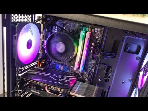 Rs 60000 Pc Build Using Ryzen 5 5600 and Rx 6600