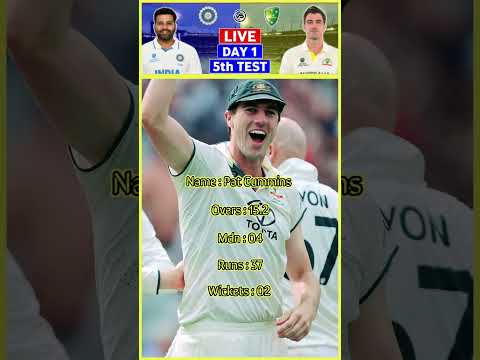 Pat Cummins | 5th Test vs India #trendingshorts #viralvideo #cricketseries #bgt #wtcfinal