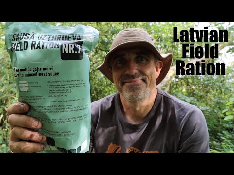 Military Ration Packs and MREs from Around the World.  Latvian Field Ration, Menu 7.