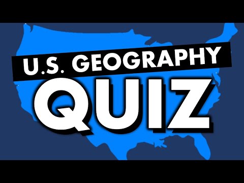 US Geography Quiz - 15 questions - Multiple choice test