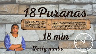 18 Maha Puranas in 18 Minutes!- *In brief* (Free PDF inside)