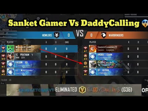 Sanket Gamer Vs Daddy calling  Who Will Win 😱 || Highest level v Badge Youtuber in My Game 😍