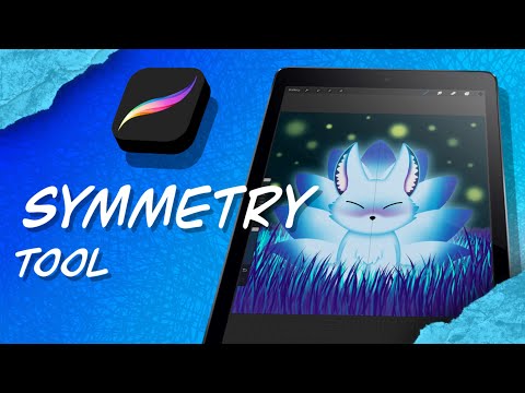 How to use the SYMMETRY TOOL | PROCREATE