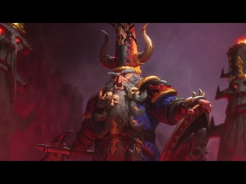 Zhatan the Black Chaos Dwarfs Campaign Cinematics | Total War: Warhammer III