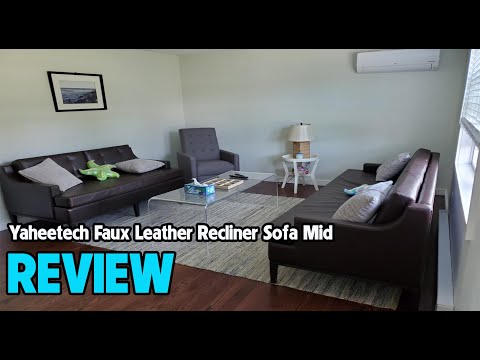 Yaheetech Faux Leather Recliner Sofa Review|Unwind in Style