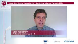 C3S Conference & GA 18-20 May 2021 - Video poster session: Erik Kjellström  (SMHI)