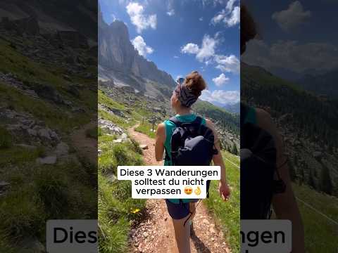 3 geniale Wanderungen in den Alpen 🏔️🙌 #wandern #wanderungen #alpen