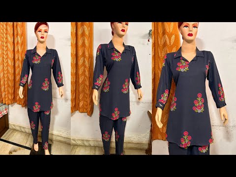 Instagram Trending co ord set cutting and stitching full Tutorial with all tips || Sarabjit Kaur