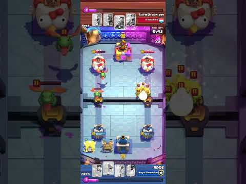 Clash Royale: Last Second Win on 4-Card Showdown