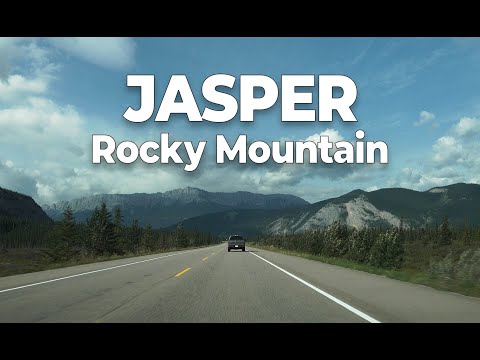 Driving in Rocky Mountains 4K (Jasper)