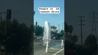 La is a scary place for drivers #repost #youtubeshorts #drivinginla