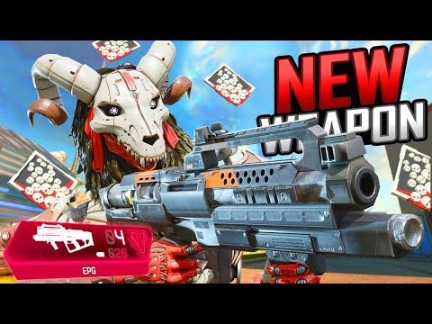 NEW Weapon EPG is INSANE 29 KILLS and 7,200 Damage Apex Legends Gameplay