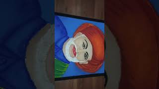 Mahatma phule portrait rangoli |