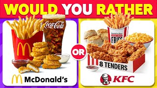 Would You Rather? Snacks & Junk Food Edition 🍔🍟 | Food Quiz