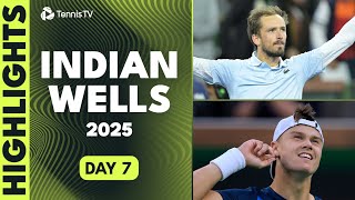 Medvedev Faces Paul; Rune, Fils & Tsitsipas Also Feature | Indian Wells 2025 Day 7 Highlights