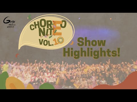 Choreonite Vol. 10 Highlights! 18th December 2022, Graha Bhakti Budaya || Gigi Art of Dance