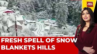 Cold Wave Grips India: Snowfall In Hills, Dal Lake Freezes, Tourists Stranded | India Today