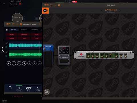 AUM Mix Session - 08-14-2020 - Playing with AudioKit L7 Looper and THU Overloud