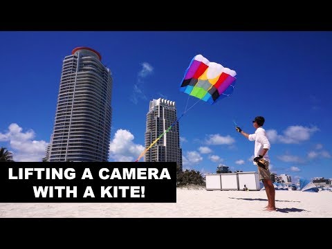 How to lift a camera with a kite! (Kite Aerial Photography)