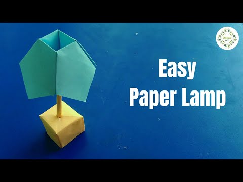 how to make paper lamp #papercraft #onlineart #art #lamp #diy #paperdiycraft #kidscraft #craft