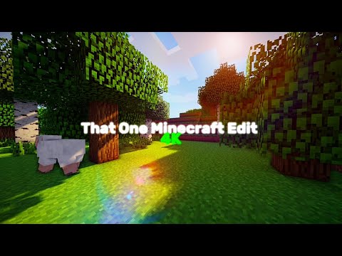 That one Minecraft edit #minecraft #edit #4k